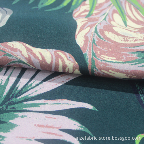 100% Printed Rayon Poplin Fabric
